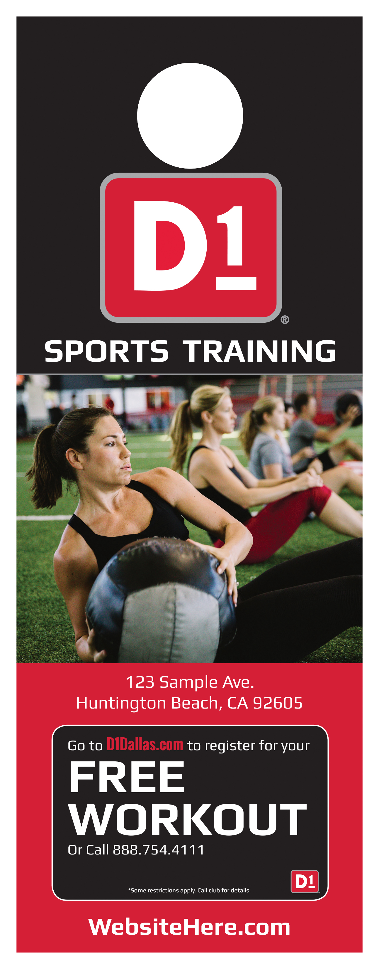 Fitness Door Hanger Samples Show the Power of Targeted Marketing 1