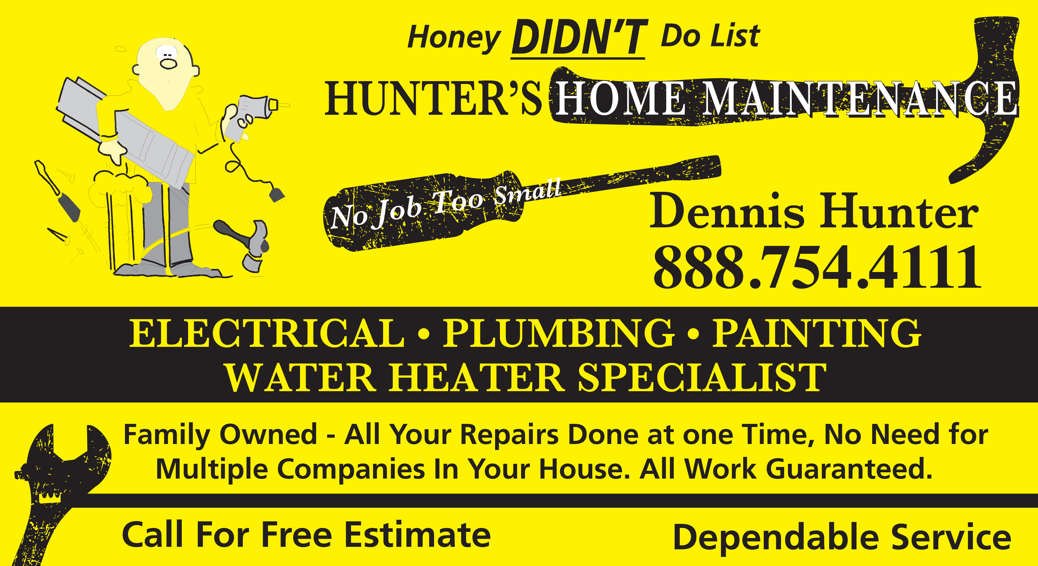 Visualize the Marketing Potential with Home Improvement Door Hanger Samples 2